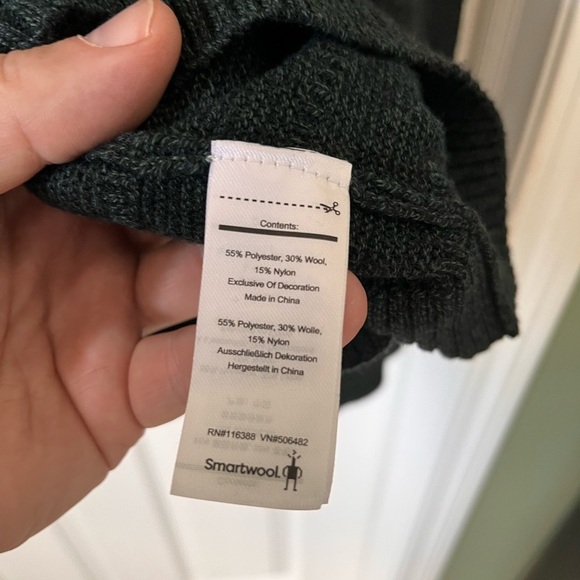 NEW Mens Smartwool Ripple Ridge Half Zip Sweater XL - Picture 9 of 12